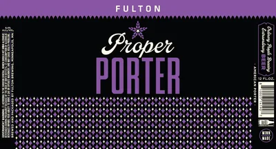 Proper Porter label