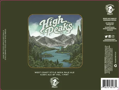 High Peaks label