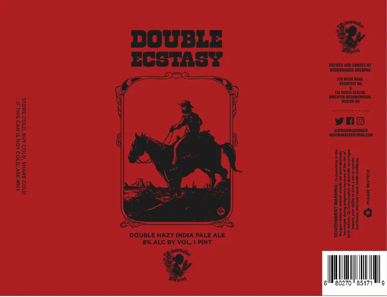 Double Ecstasy — full label as filed with TTB