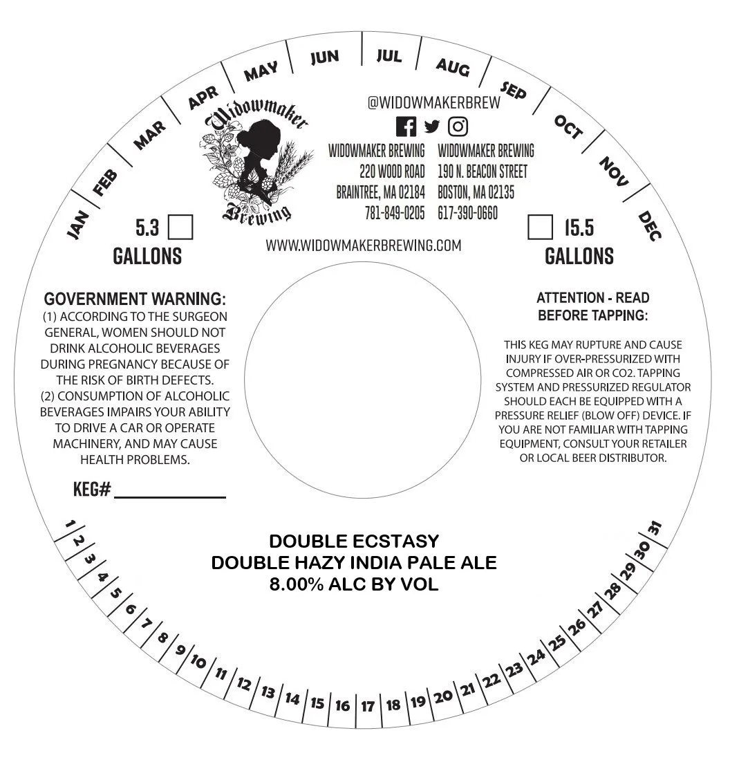 Double Ecstasy — full label as filed with TTB