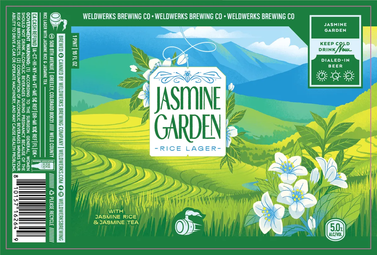 Jasmine Garden — full label as filed with TTB
