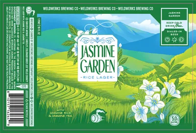 Jasmine Garden label