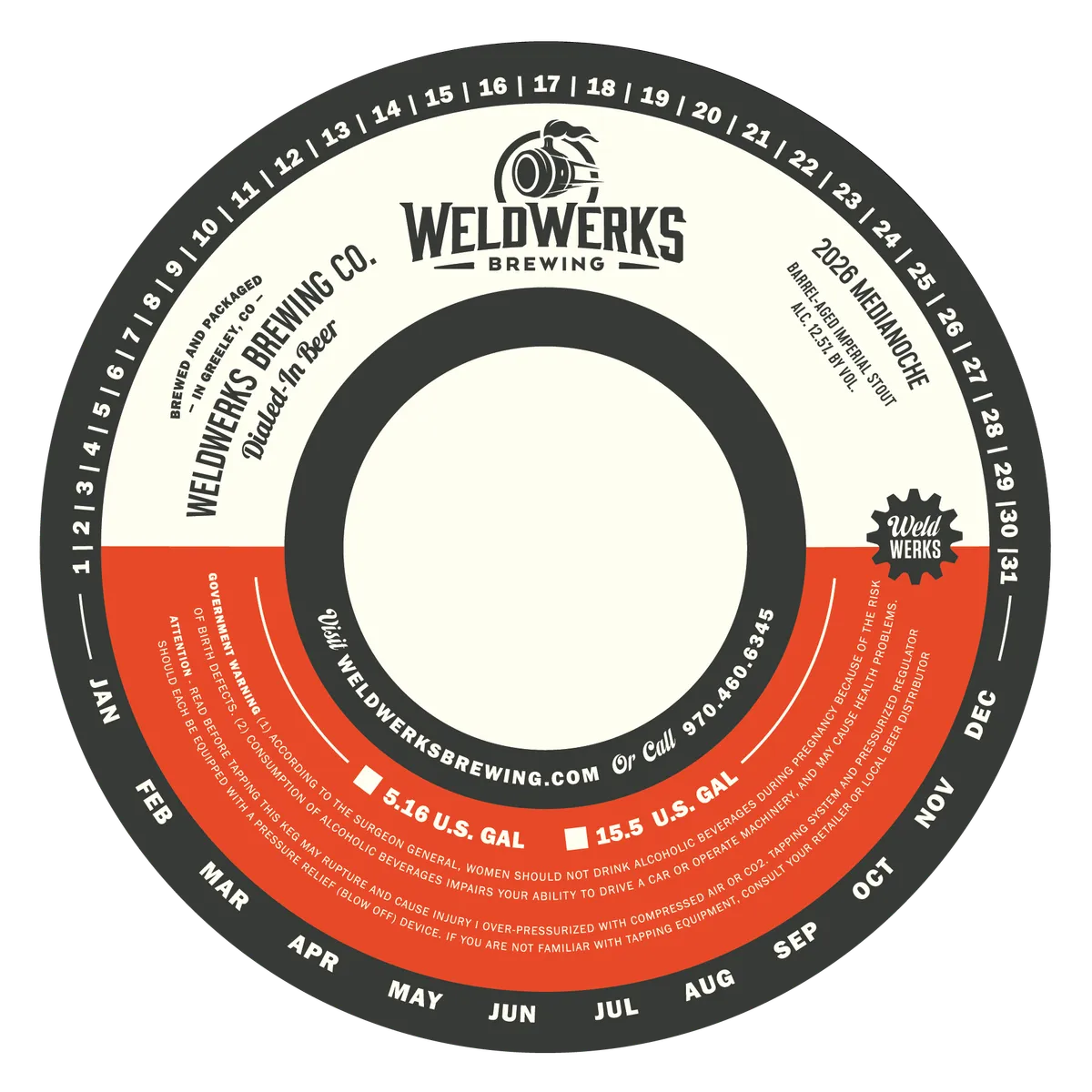 2026 Medianoche — full label as filed with TTB