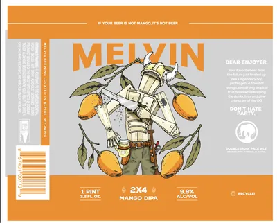 2X4 Mango DIPA label