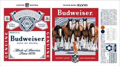 Budweiser label