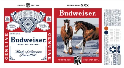 Budweiser label
