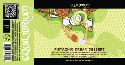 Pistachio Dream Dessert label