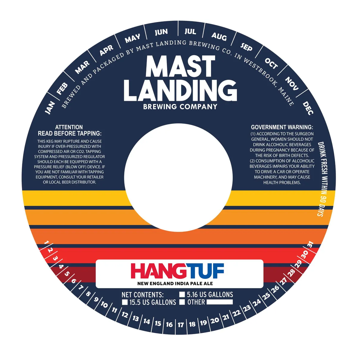 Hang Tuf — full label as filed with TTB