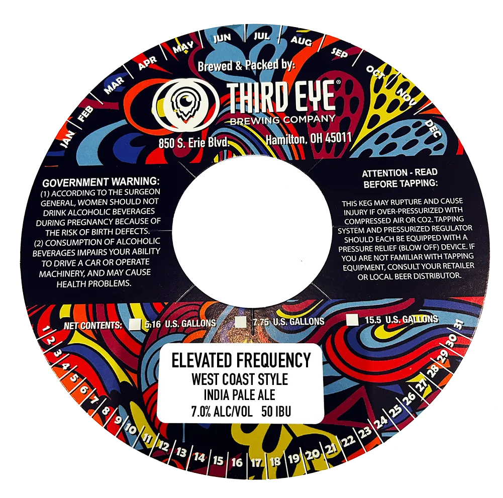 Elevated Frequency — full label as filed with TTB