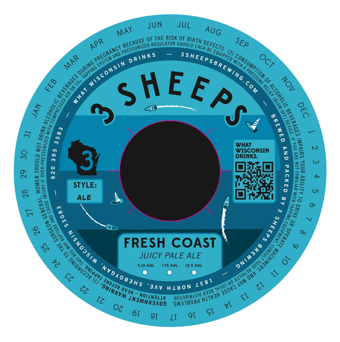 Fresh Coast — full label as filed with TTB