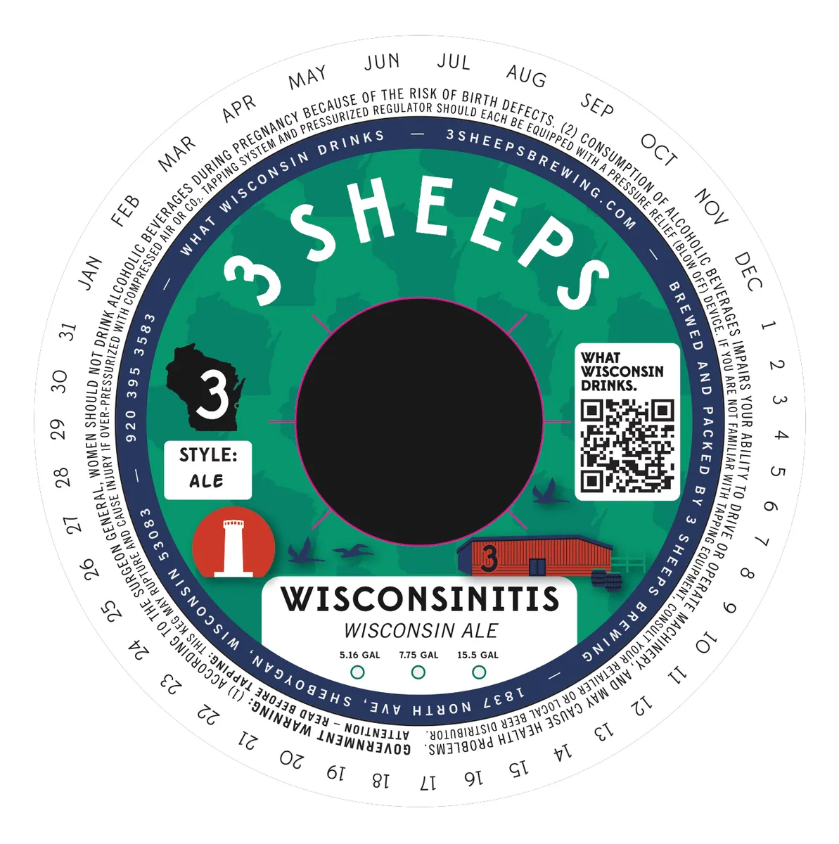 Wisconsinitis — full label as filed with TTB