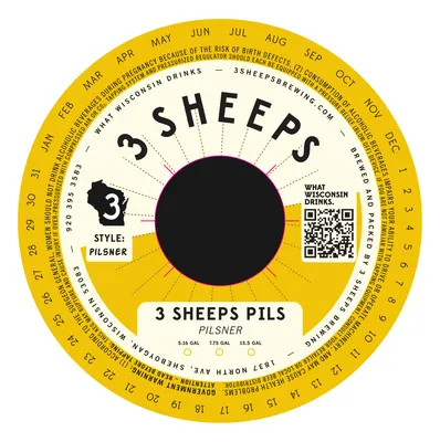 3 Sheeps Pils label