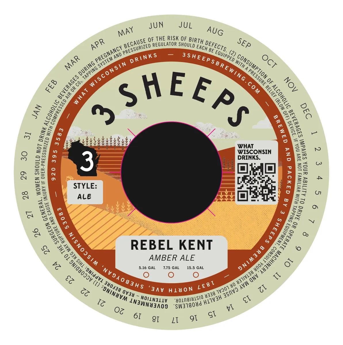 Rebel Kent — full label as filed with TTB