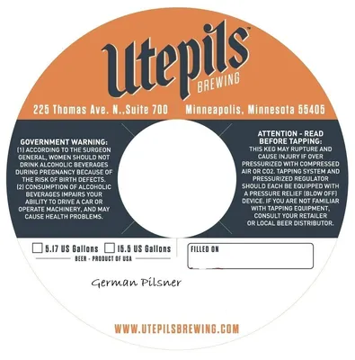 German Pilsner label