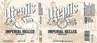 Imperial Helles label