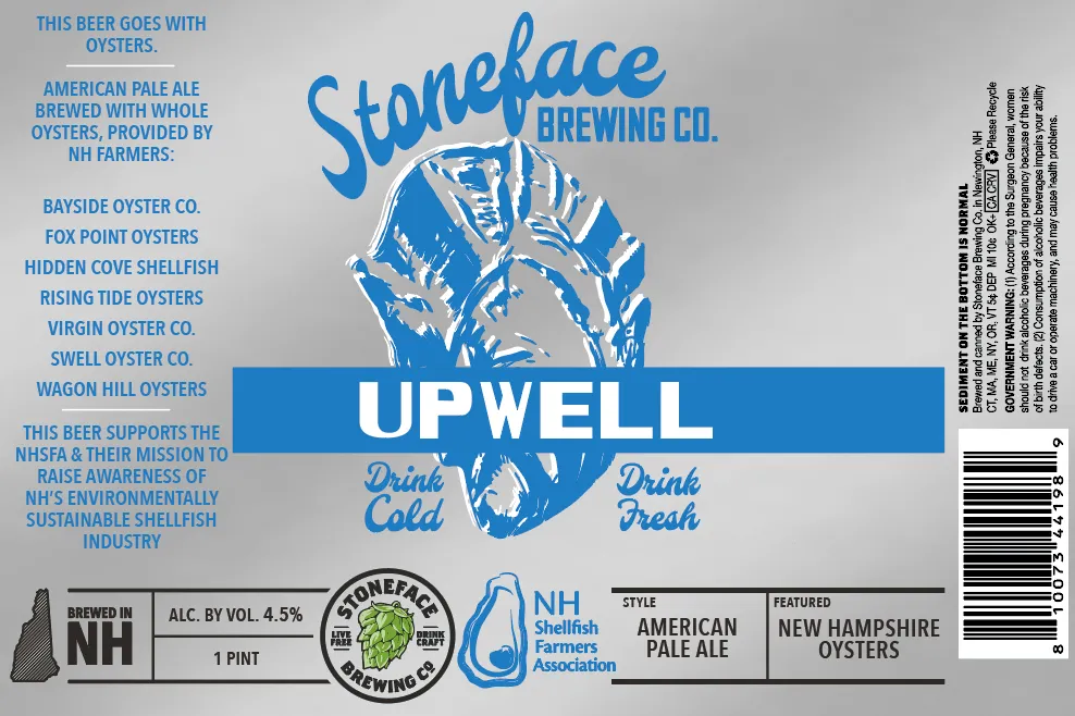 Upwell — full label as filed with TTB