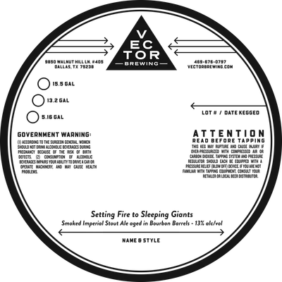 Setting Fire to Sleeping Giants label
