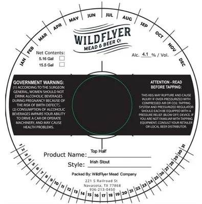 Top Half label