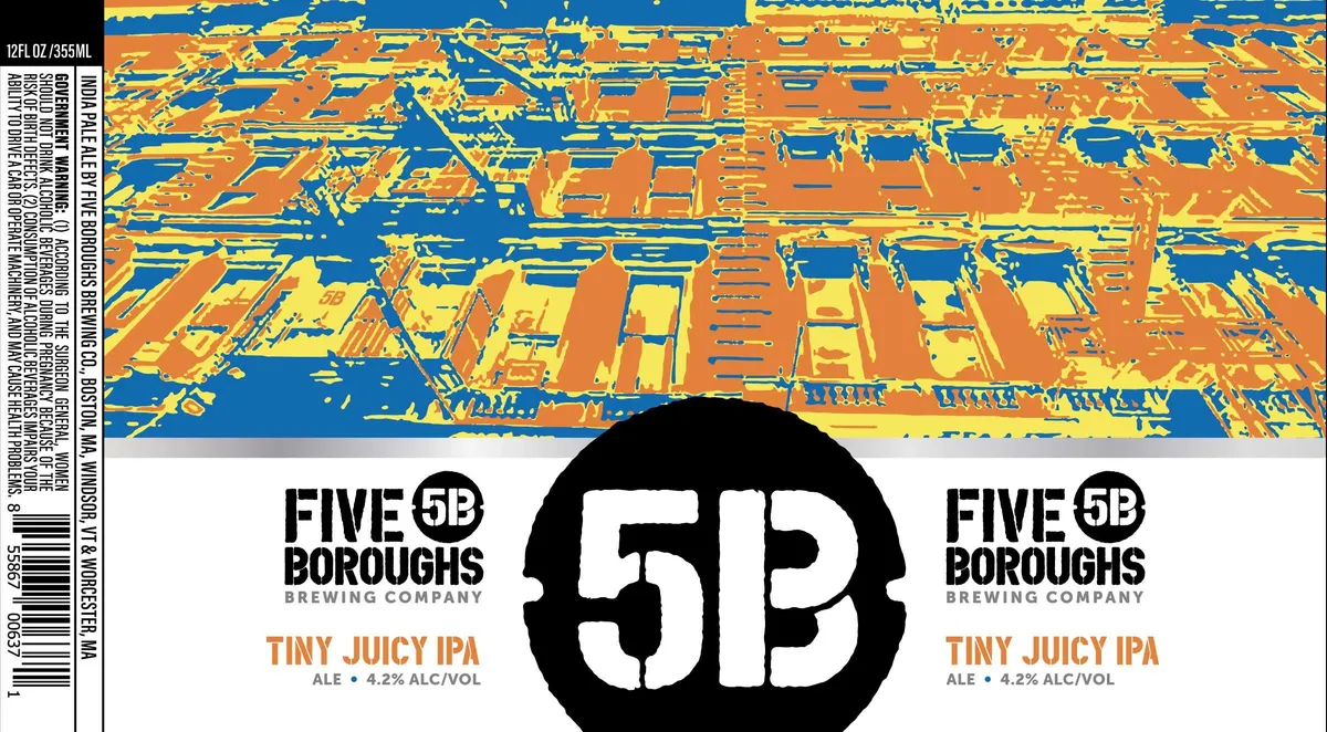 Tiny Juicy IPA — full label as filed with TTB