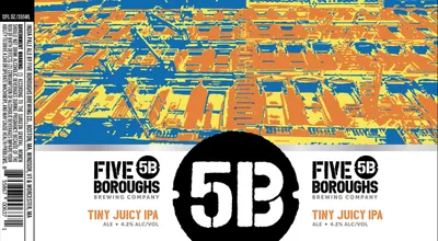 Tiny Juicy IPA label
