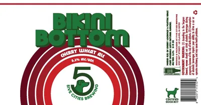Bikini Bottom Cherry Wheat Ale label