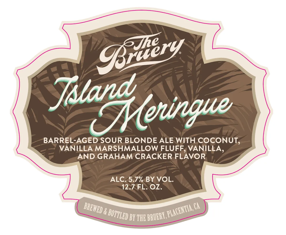 Island Meringue — full label as filed with TTB