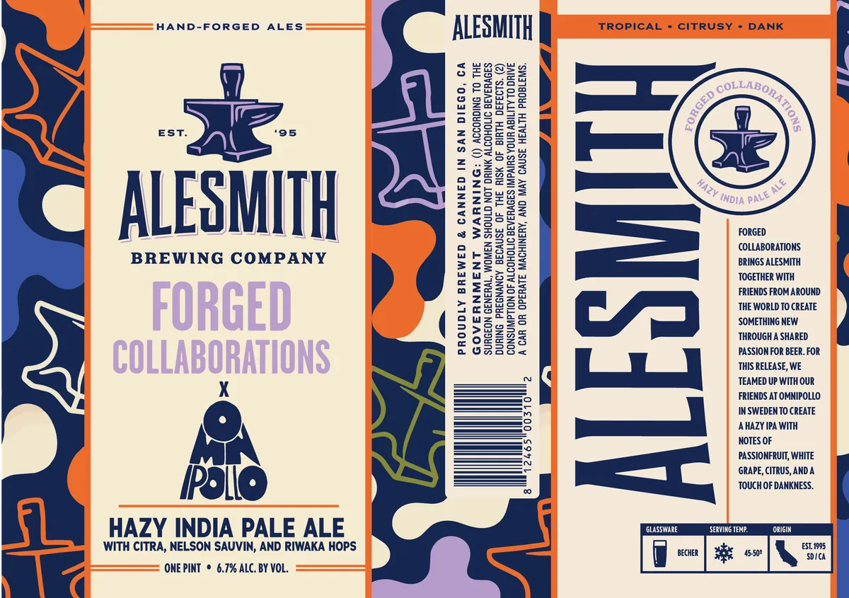 Forged Collaborations — full label as filed with TTB