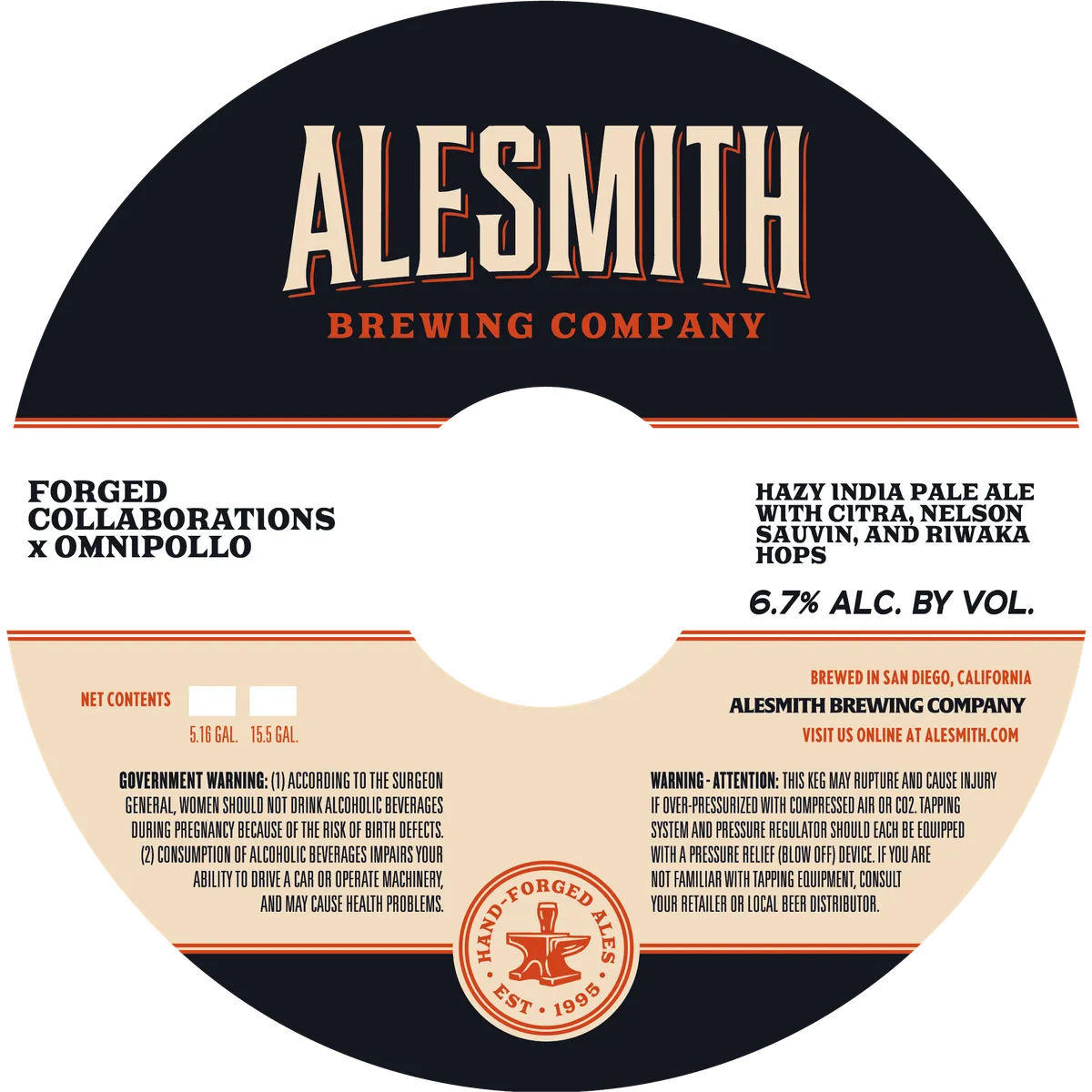 Forged Collaborations x Omnipollo — full label as filed with TTB