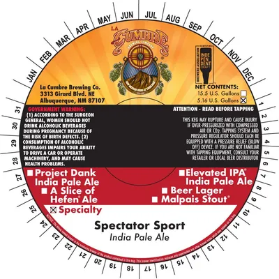 Spectator Sport label