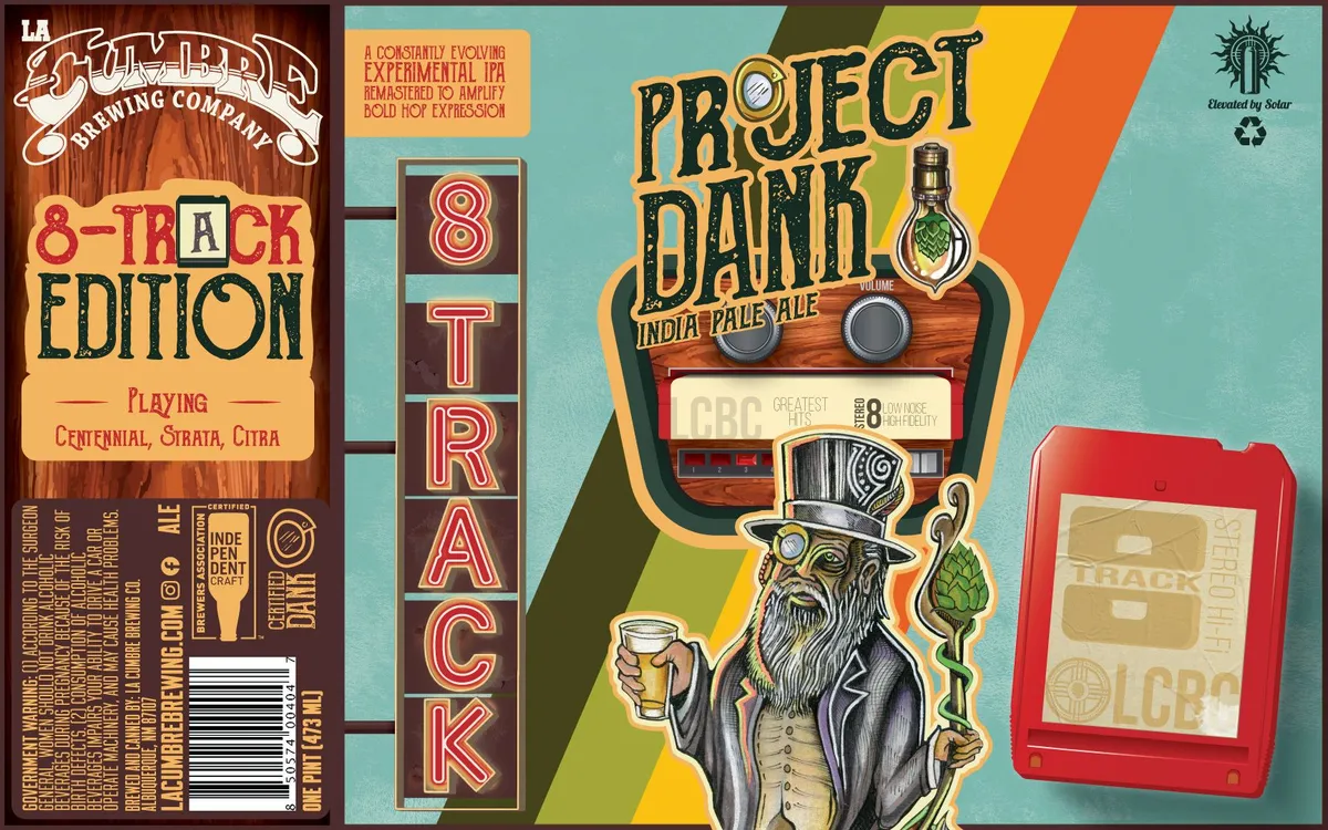Project Dank 8-Track Edition — full label as filed with TTB