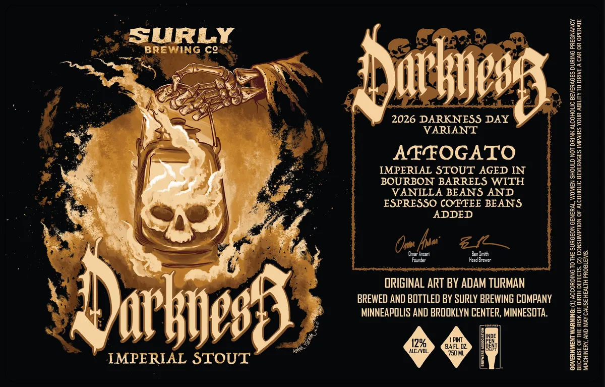 Affogato — full label as filed with TTB