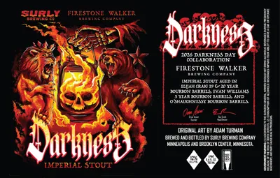 Darkness Imperial Stout label