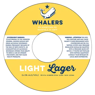 Light Lager label