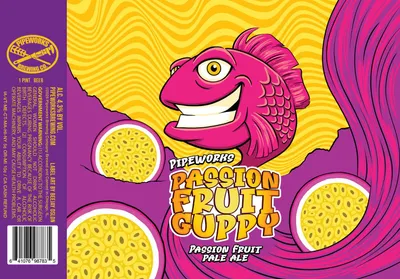 Passion Fruit Guppy label