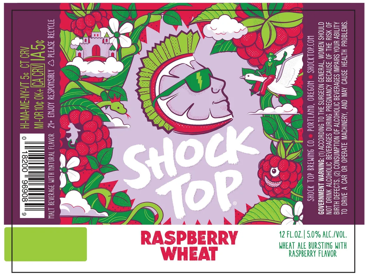 Raspberry Wheat — full label as filed with TTB