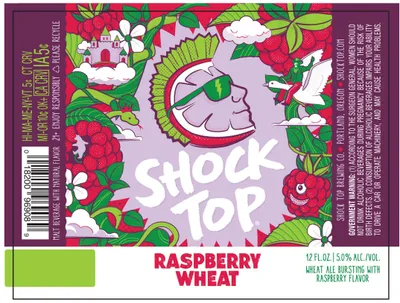 Raspberry Wheat label