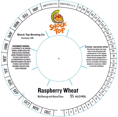 Raspberry Wheat label