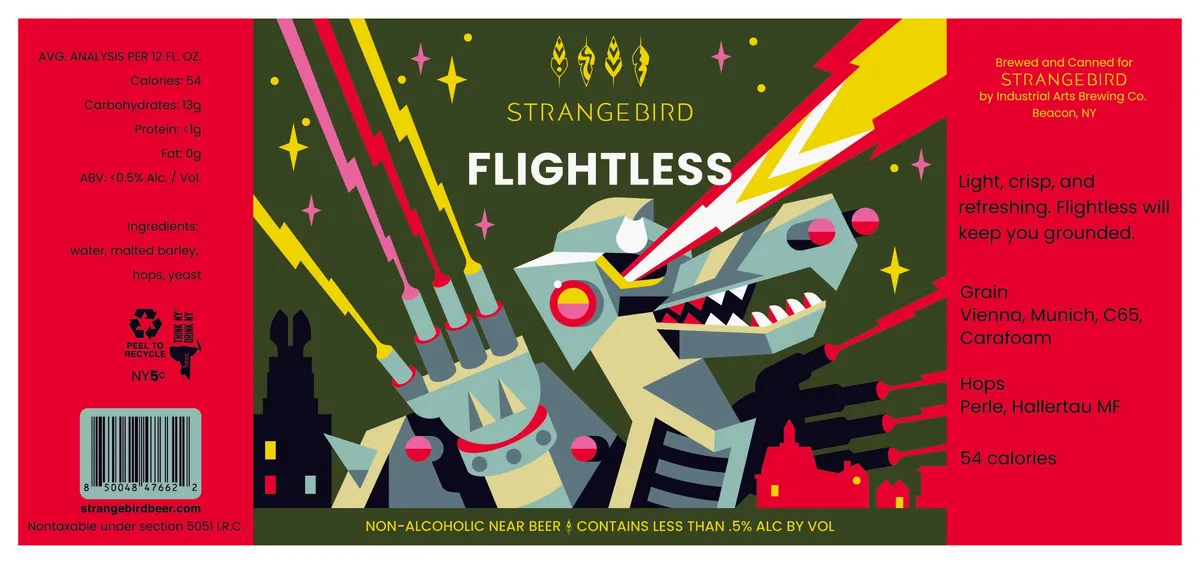 Flightless — full label as filed with TTB