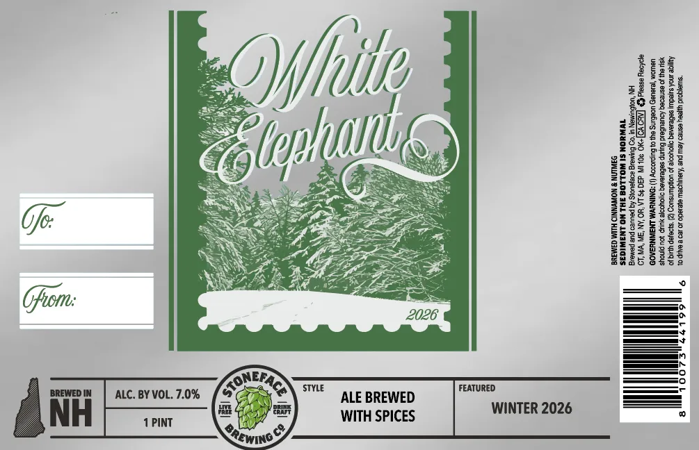 White Elephant — full label as filed with TTB