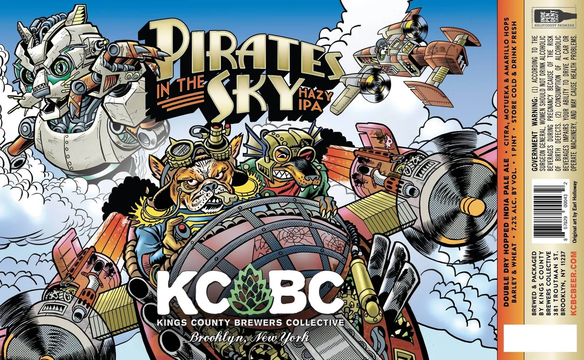 Pirates In The Sky — full label as filed with TTB