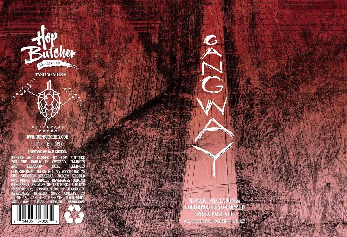 Gangway — full label as filed with TTB