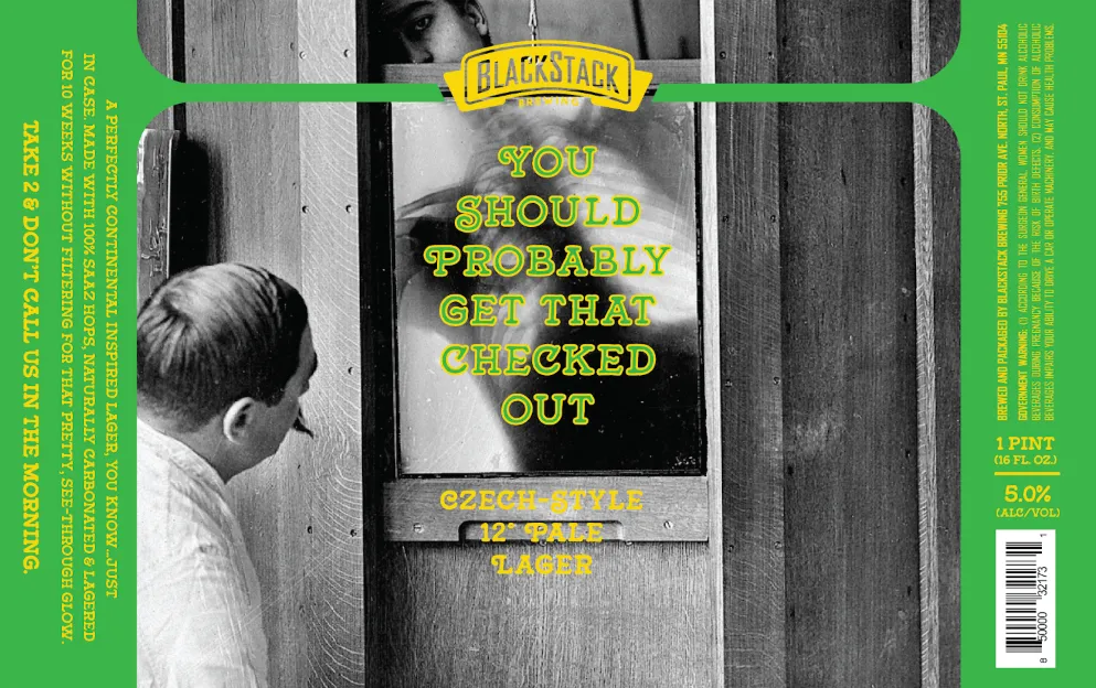 You Should Probably Get That Checked Out — full label as filed with TTB