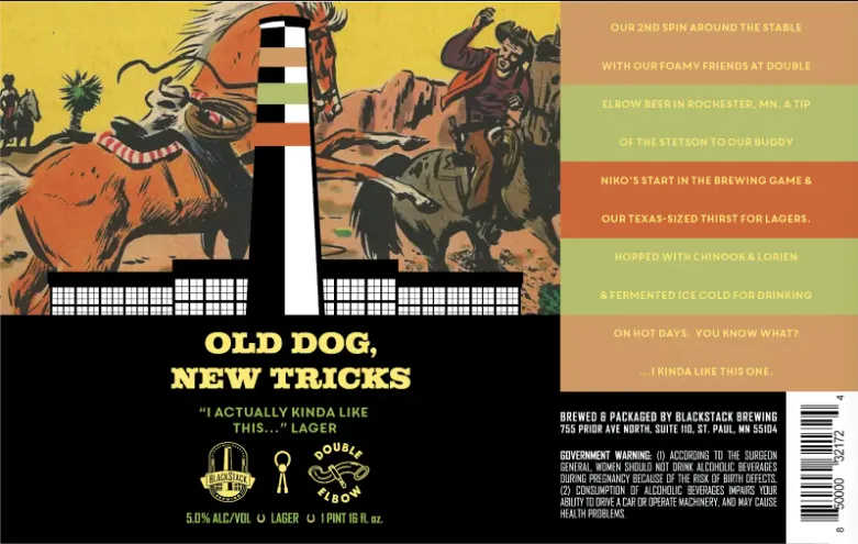 Old Dog, New Tricks — full label as filed with TTB