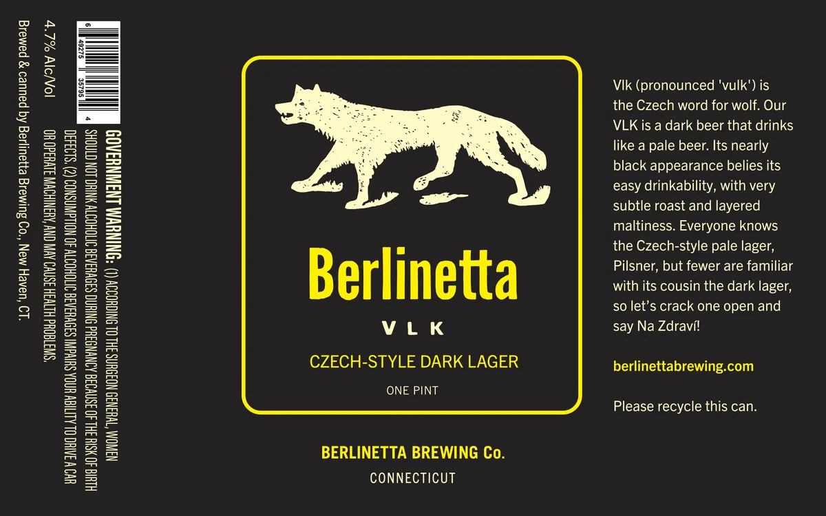 VLK — full label as filed with TTB