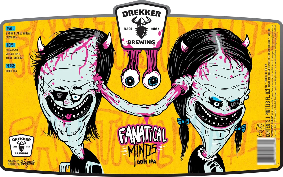 Fanatical Minds — full label as filed with TTB