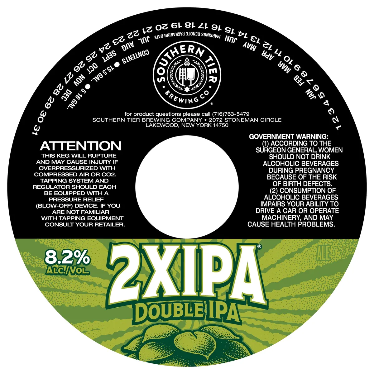 2XIPA — full label as filed with TTB