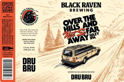 Over the Hills and Not So Far Away Hazy IPA label