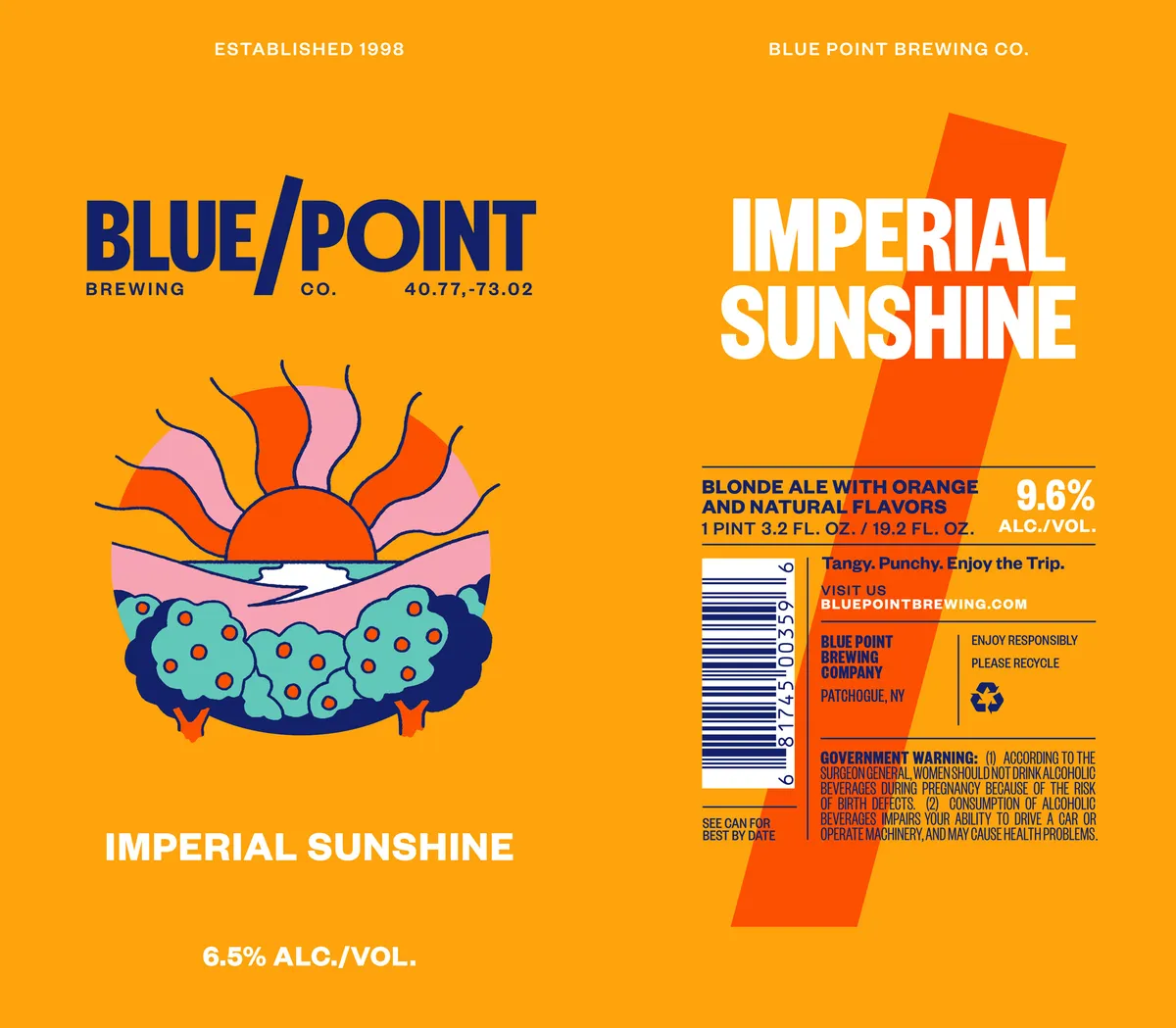 Imperial Sunshine label