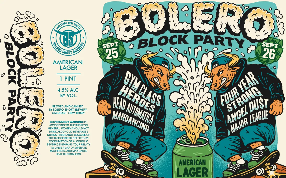 Bolero Block Party — full label as filed with TTB