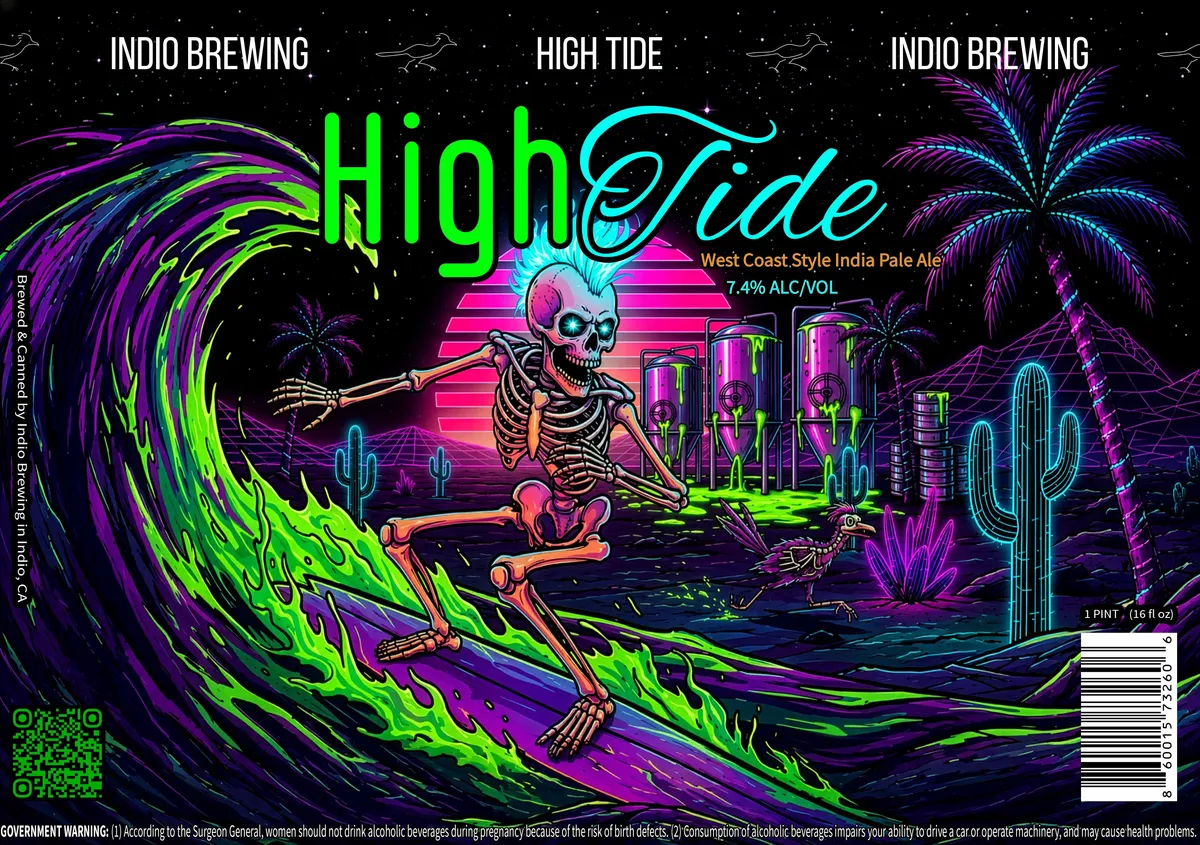 High Tide — full label as filed with TTB